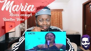 MARIA - NEVER ENOUGH (Loren Allred) - Spekta Show Top 7 - Indonesian Idol 2018 REACTION VIDEO