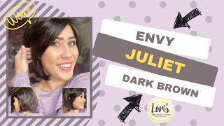 WIG REVIEW:  Juliet by Envy in color Dark Brown