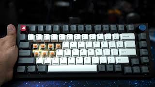 Glorious GMMK Pro : Brass Switch Plate with Sound Test / Lubed Panda Tactile Switches