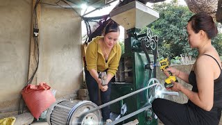 Thoa Single Girl-Free rice mill repair for my younger brother near home