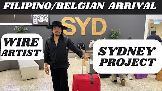 SYDNEY ARRIVAL OF THE FILIPINO BELGIAN WIRE ARTIST @racsojugarap119