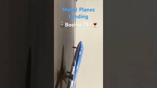 Model planes Landing