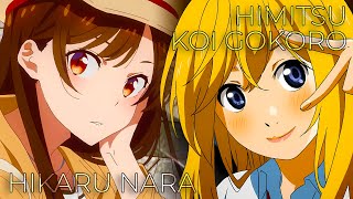 Himitsu Koi Gokoro x Hikaru Nara Mashup (Rent-a-Girlfriend Season 2 & Your Lie in April)