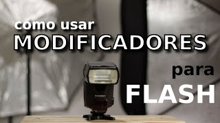 📸 Cambiar la CALIDAD de luz del FLASH usando MODIFICADORES | Parte 5 | Curso Iluminación Strobist