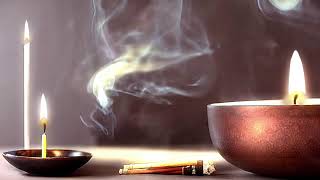 Incense candles with relaxing ambience music for sleeping, relaxing/studying|Chilled jazz music