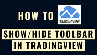 Show or Hide Drawing Toolbar In TradingView