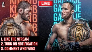 🔴 KKTV Live: Khabib vs Gaethje.