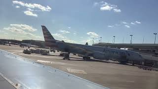 Pulling in to gate A22 at DFW airport!