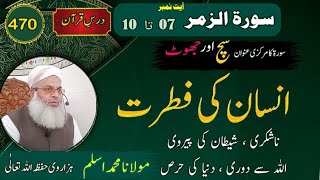 insan ki fitrat || Molana Muhammad Aslam Hazarvi