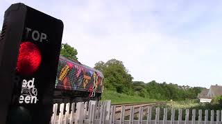 66718 On the 6O01 Scunthorpe to Eastleigh East Yard 29 May 2023