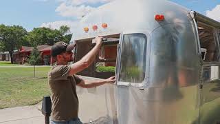 Airstream Wing Window Repair Part 1 Removal