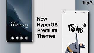 3 Premium HyperOS Themes for Xiaomi,Redmi,Poco 🤩 | HyperOS Amazing  Themes 🥰