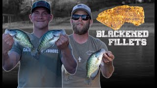 Quick Crappie Limits and A BONUS Catch! (Catch Clean Cook) Blackened Fish On A Blackstone Griddle