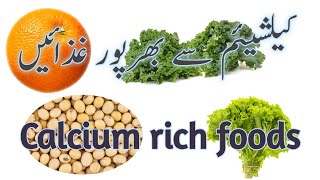 Calcium rich foods.