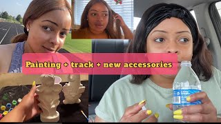 Weekly vlog: Errands + painting + track + tech accessories