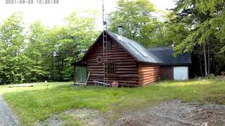 Historic little logging cabins