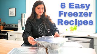 Freezer Meals | 6 New Dinner Recipe Ideas!