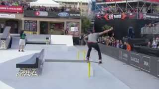 Nyjah Huston wins Street League Skateboarding gold