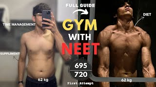 How I Built This Physique 💪 AND Cracked NEET 🏆 (in 1 year) – Did Gym Help Me Score Better? 📚|