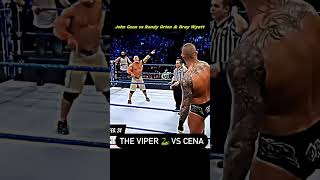 John Cena vs Randy Orton & Bray Wyatt  || #shorts #wwe #randyorton #rko #revtheory #voices