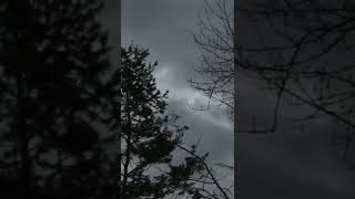 A hurricane is coming. Thunder. ASMR #shorts