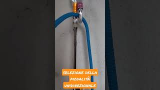 selezione della modalità unidirezionale #petzl #asap #lock #anticaduta #ropeaccess #asaplock