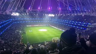 Tottenham Hotspur Vs AC Milan - Pre game Lightshow #championsleague