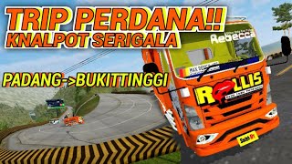 PERDANA TRIP!, Padang - Bukittinggi Menggunakan Truck ROLLIS - Bus Simulator Indonesia