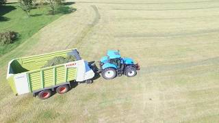 NEW HOLLAND T7.030 mit CLAAS CARGOS 9400 & O&K L25 [DJI | 4K] WK-Lohnunternehmen