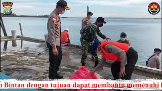 Bhakti Sosial Polres Bintan peduli Covid-19