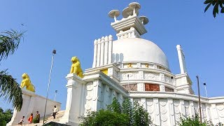 Ashoka surrenders to Buddha | Buddha Shanti Stupa Dhauligiri Bhubaneswar Odisha