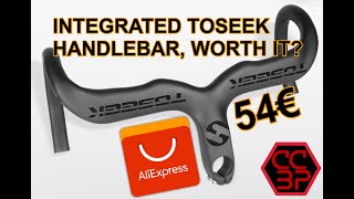 HOW TO GET, UNBOXING AND REVIEW CHINESE TOSEEK INTEGRATED ROAD HANDLEBAR, WORTH IT?