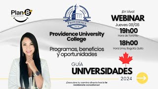 Estudia en Providence University College en Canadá - Una de las maestrías más económicas en el pais