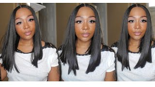 Only $16 | Outre Synthetic Lace Part Daily Wig - CECILIA Ft. Ebonyline.com