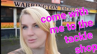 come with me to Harry's warrington tackle shop!!!