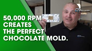 50,000 RPM CNC Spindle Creates the Perfect Chocolate Mold at HAAS Allendale