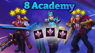 HIGHROLL 8 ACADEMY FIORA, GRAVES 3, GAREN 3 WITH 3 ACADEMY SPATS | SET 6 TFT