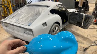 Painting the Datsun inside and out & Blocking the Supra and more. TONS TO DO