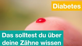 Was macht Diabetes mit den Zähnen?