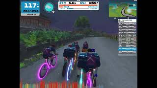 Zwift club ladder Cryo vs ZRScot