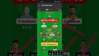 SA vs AUS Dream11 Team | SA vs AUS Dream11 1st T20 | SA vs AUS Dream11 Team Today Match Prediction