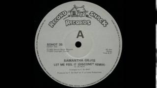 Samantha Gilles - Let Me Feel It (Disconet Remix)