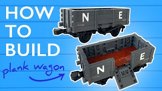 LEGO Train MOC | Tutorial | Plank Wagon