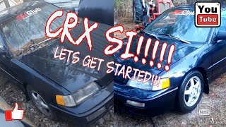 MY NEW HONDA CRX SI PROJECT!!! (LS VTEC TURBO BUILD)