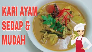 Kari ayam sedap & mudah || Delicious Chicken curry recipe