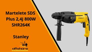 Martelete SDS Plus com 2.4J 800W SHR264K - Stanley