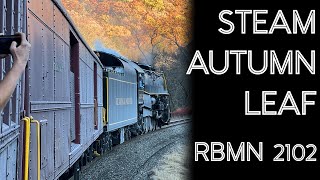 Autumn Leaves and Slipping Steam: A Fall Saturday on the Reading & Northern