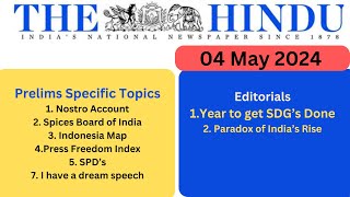 04 May 2024 The Hindu Newspaper Analysis | Daily Current Affairs