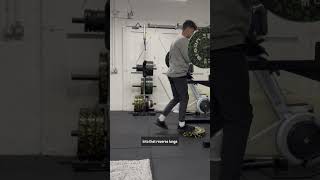 Zercher reverse Lunge #lunges #legworkout #strengthtraining