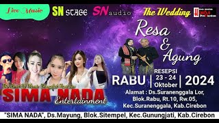 Live The Musik  ꧁☆SIMA NADA ★꧂ The Wedding " Resa & Agung " || Rabu, 23 Oktober 2024